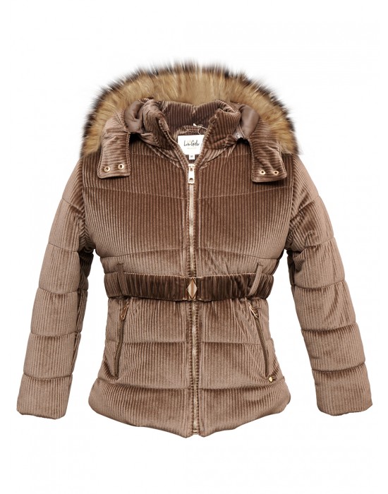 Girls Jacket Quilted Mouse